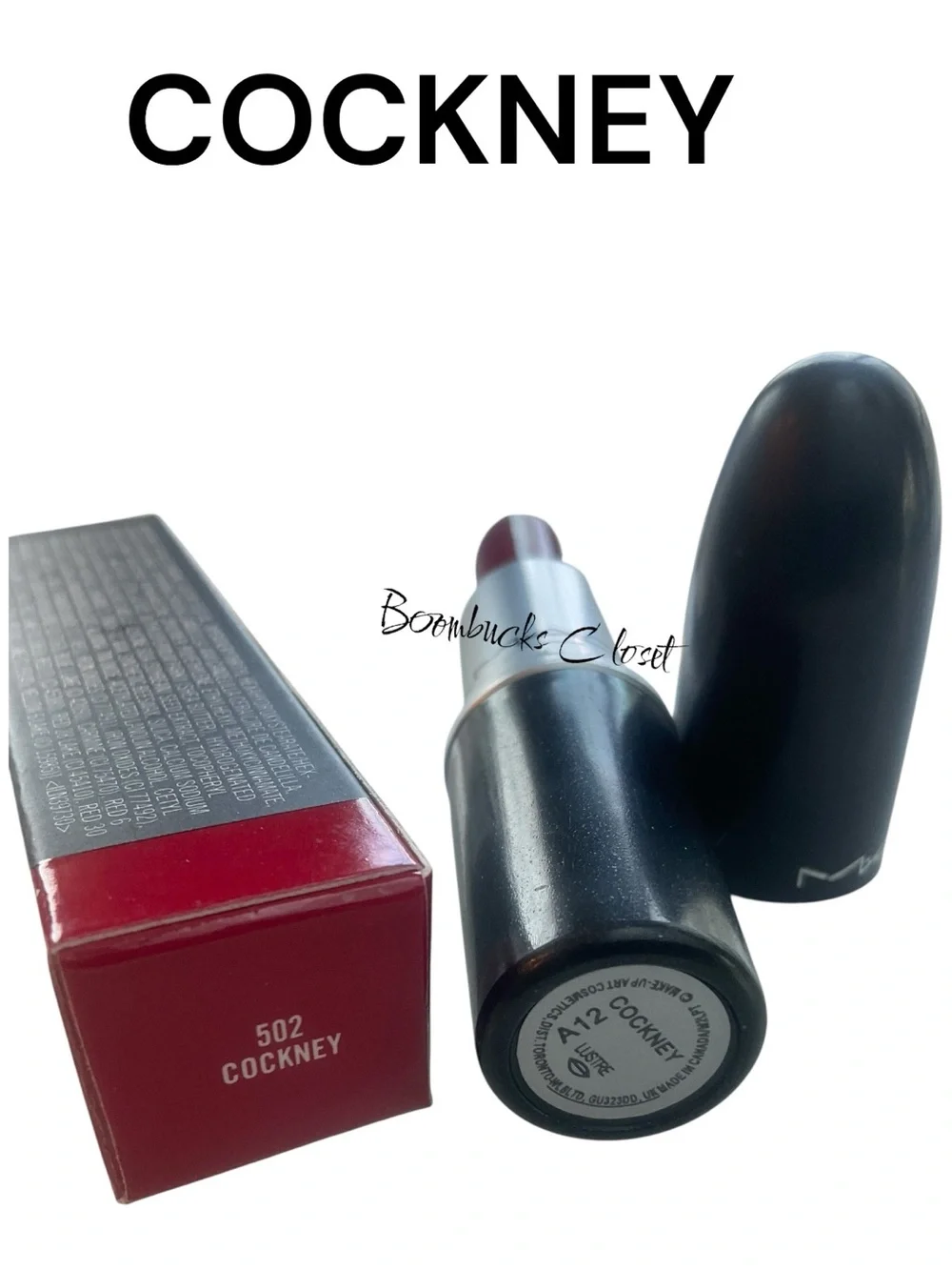 MAC Lustre Lipstick Cockney LUSTREGLASS SHEER-SHINE LIPSTICK